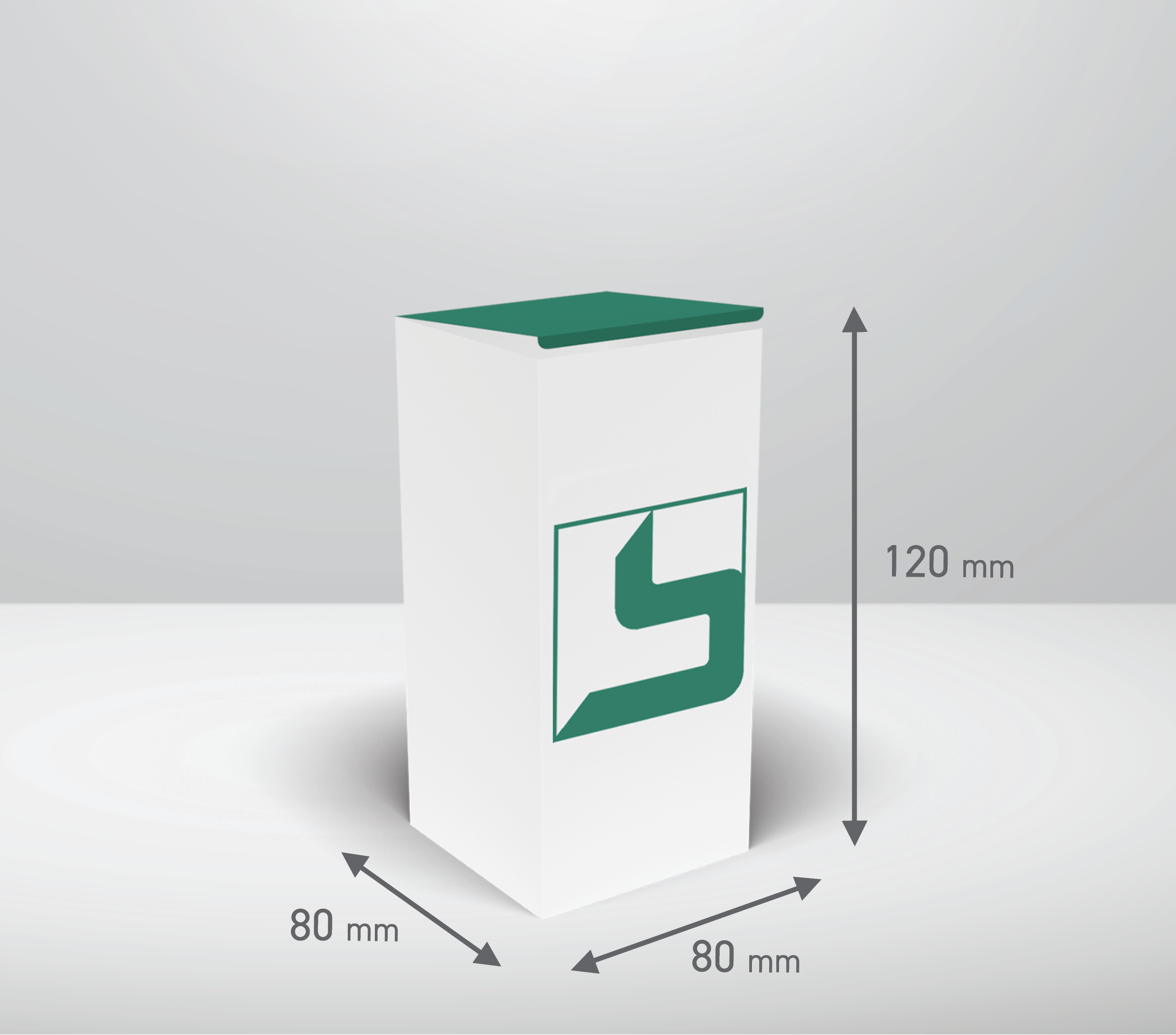 Škatla - totem: 80x80x120 mm (D2)